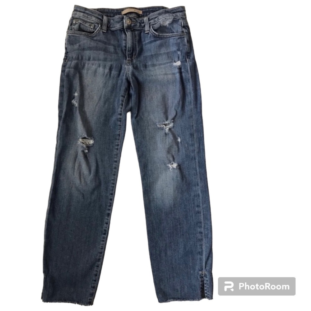 Joe’s Women’s Fatima Distressed Straight Ankle Jeans Size 28